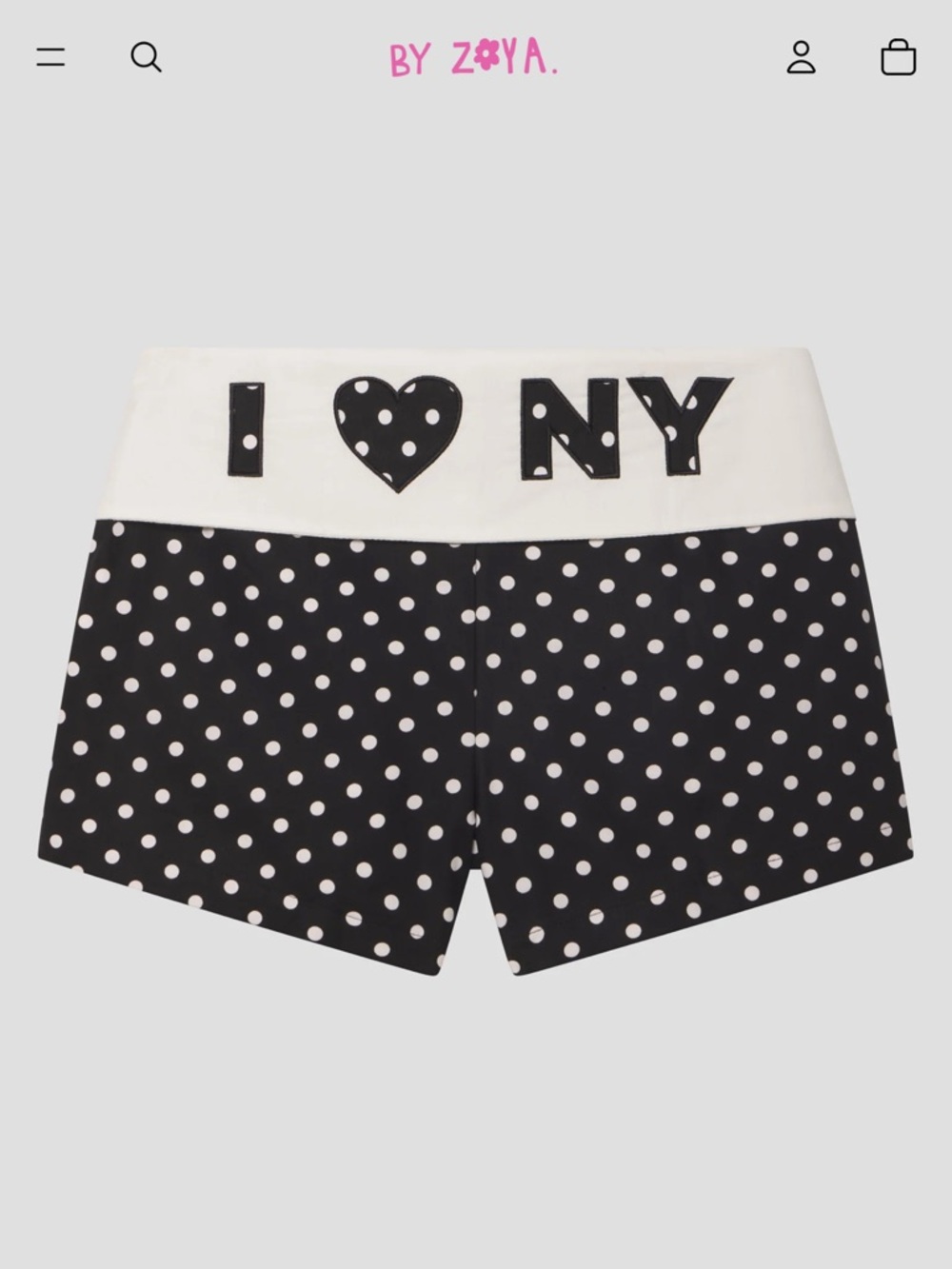 By Zoya I Heart NY Shorts